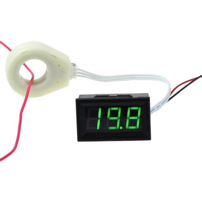 DC 5-120V 100A Mini Digital Current Voltage Amp Meter Ammeter Gauge with Hall...