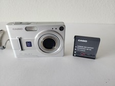 Casio Digital Camera Exilim EX-Z55 5.0MP Silver Tested With Battery (No Charger)