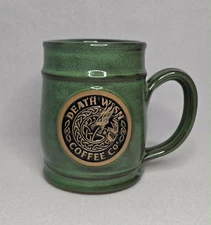 Death Wish Coffee Deneen Pottery Dragon's Dawn Tankard Celtic Mug 1440/2500 NIB