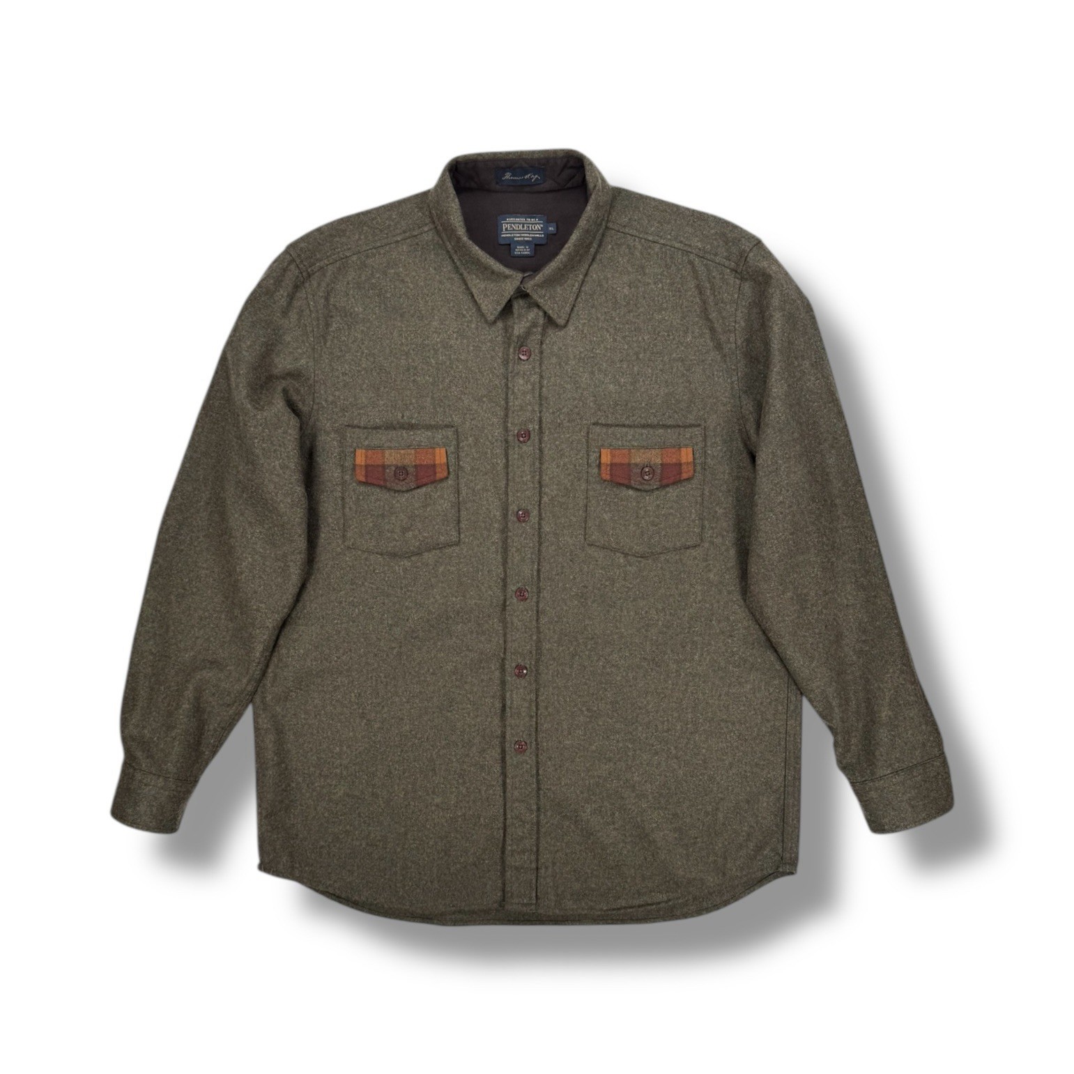 Pendleton Wool Button Down Board Shirt Thomas Kay… - image 1