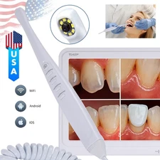 Dental Intra Oral Camera 8 LED High-definition macro lens +17inch LCD screen