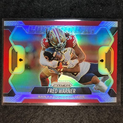 2025 Prizm Football FRED WARNER Lockdown! Prizms Silver #18