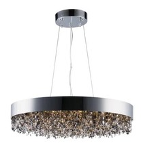 Mystic LED 30 Polished Chrome Pendant Ceiling...