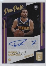 2020-21 Donruss Elite Pen Pals Purple 14/25 Facundo Campazzo #PP-FCM Auto 0a16