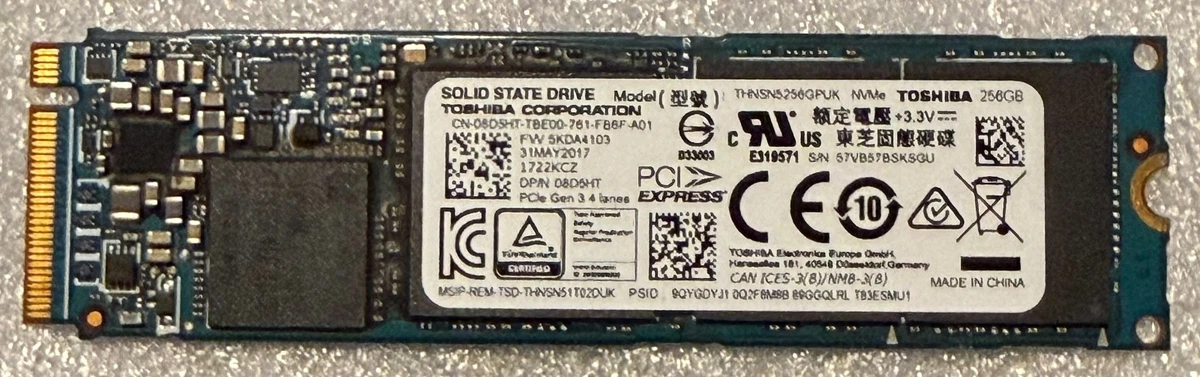 Toshiba M.2 Interface 256 GB Solid State Drives for sale | eBay