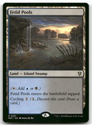 Fetid Pools MTG Commander: Murders at Karlov Manor 261 R NM