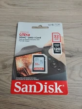 NEW - SanDisk Ultra SDHC UHS-1 32GB Card - 120MB/s Class 10