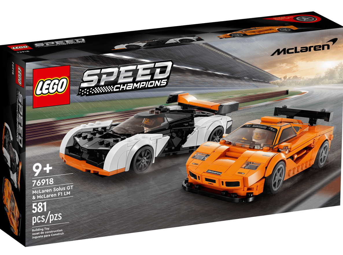 LEGO SPEED CHAMPIONS: Mclaren Solus Gt & Mclaren F1 LM (76918
