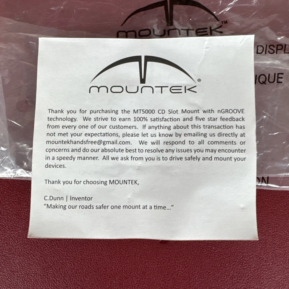 Soporte de montaje para teléfono celular Mountek MT5000, ranura para CD Foto 2 de 4