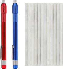 Soapstone Holder Set 14pcs Pencils and Refills for Welding Marking