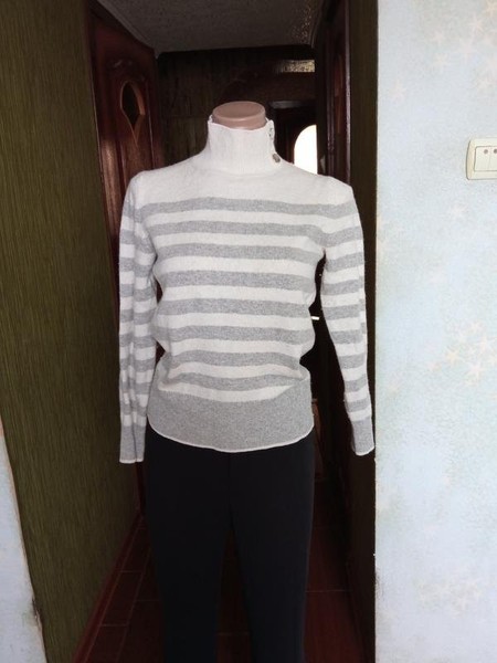 Women Massimo Dutti Sweater Grey 32 / XXS / 40