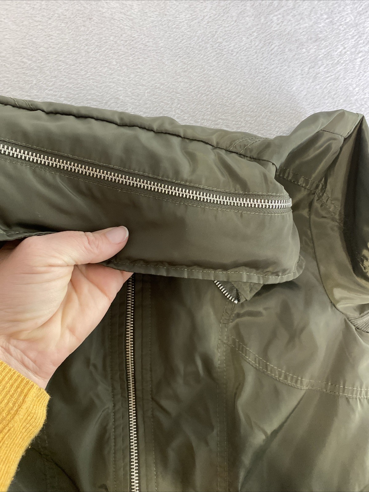 Sebby Collection Raincoat Jacket Soft-Shell Green… - image 11