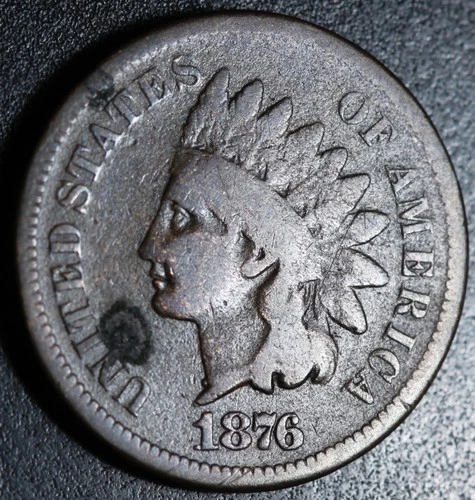 1876 INDIAN HEAD CENT - VG VERY GOOD Details