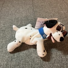DISNEY Store 101 DALMATIANS Puppy Dog Mini Bean Bag 8" Plush "LUCKY" With Tags
