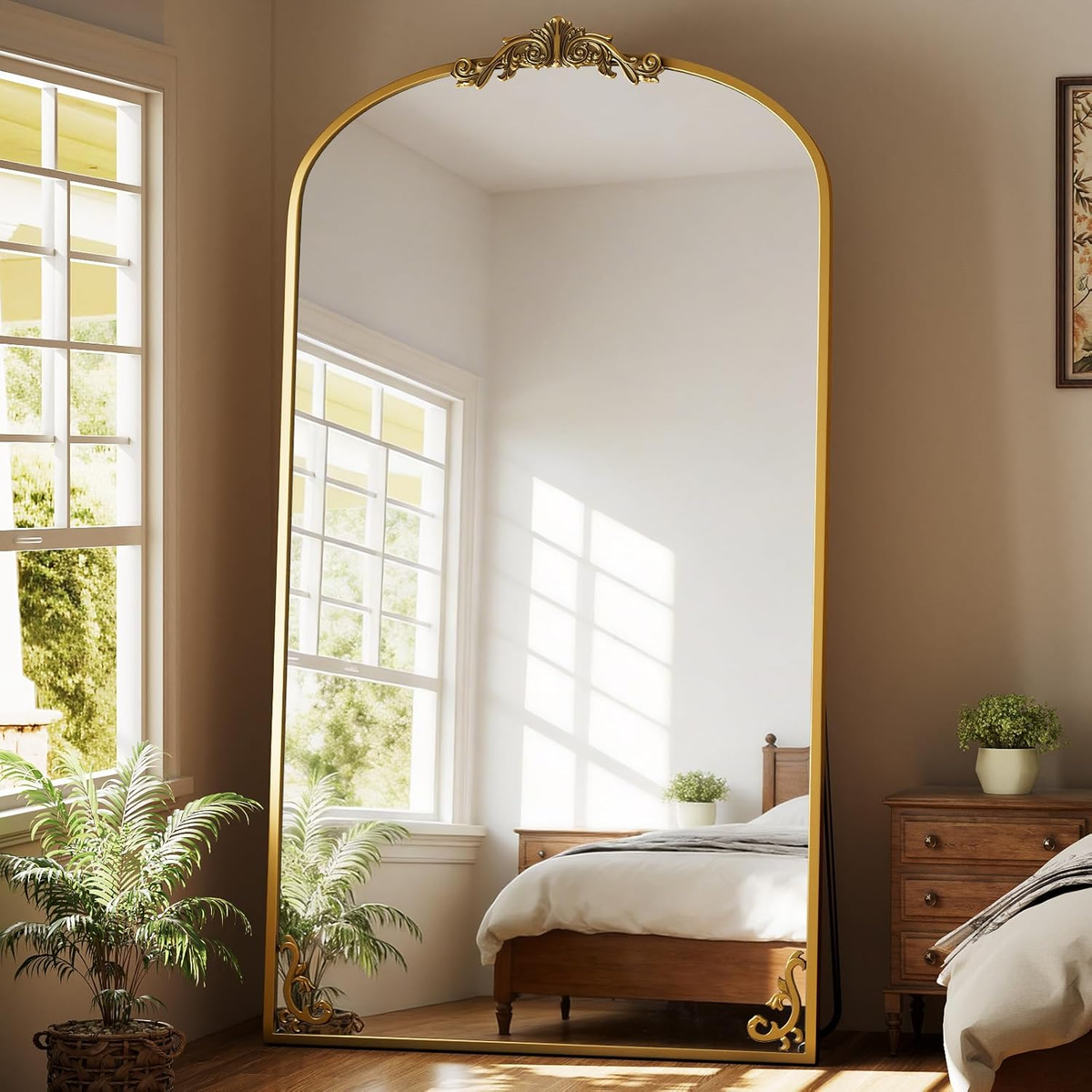Vintage Arched Full Length Mirror 44