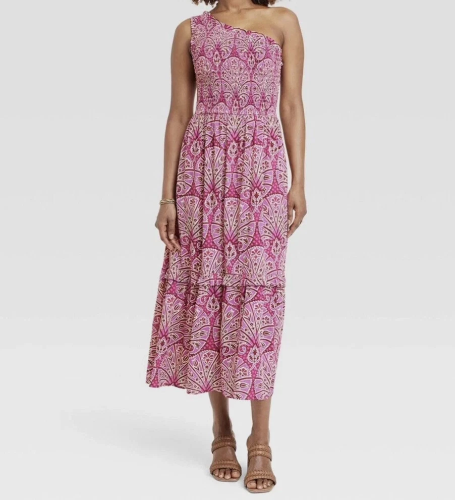 Robe Longue Bohème Vieux Rose | Idylle Bohémienne