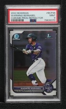 2022 Bowman Chrome Prospects Refractor /499 Warming Bernabel PSA 9 MINT 10h2