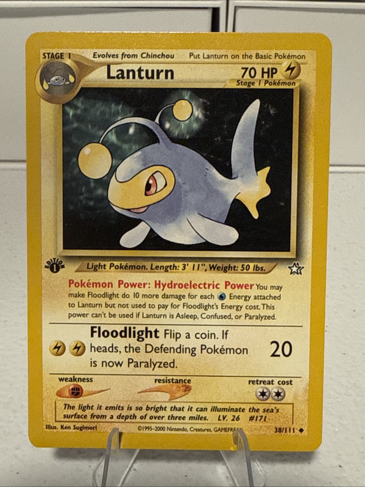 Lanturn 38/111 Neo Genesis Regular 1st Edition