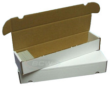 1 BCW 930 Count Carboard Card Storage Box Trading Sports Case Baseball mtg