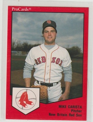 1989 Procards Minor League New Britain Red Sox #605 Mike Carista
