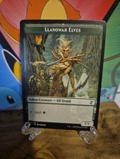 LLANOWAR ELVES #12 MTG Time Spiral Remastered Tokens