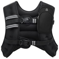ZELUS Weighted Vest, 6lb/8lb/12lb/16lb/20lb/25lb/30lb Weight Vest with Reflec...