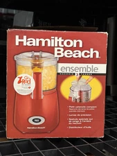 Hamilton Beach Ensemble Red 3 Cups Food Processor Chopper