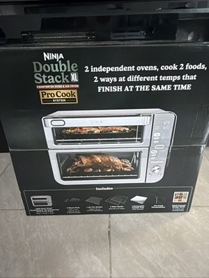 Ninja - Double Stack XL Countertop Oven & Air Fryer with Pro Cook System NEW
