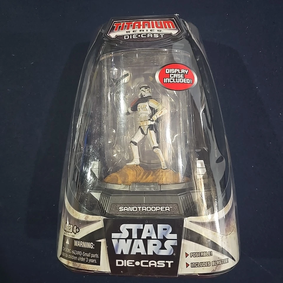 FIGURA DE ACCIÓN STAR WARS SANDTROOPER SERIE TITANIO ACABADO VINTAGE VARIANTE Foto 2 de 4