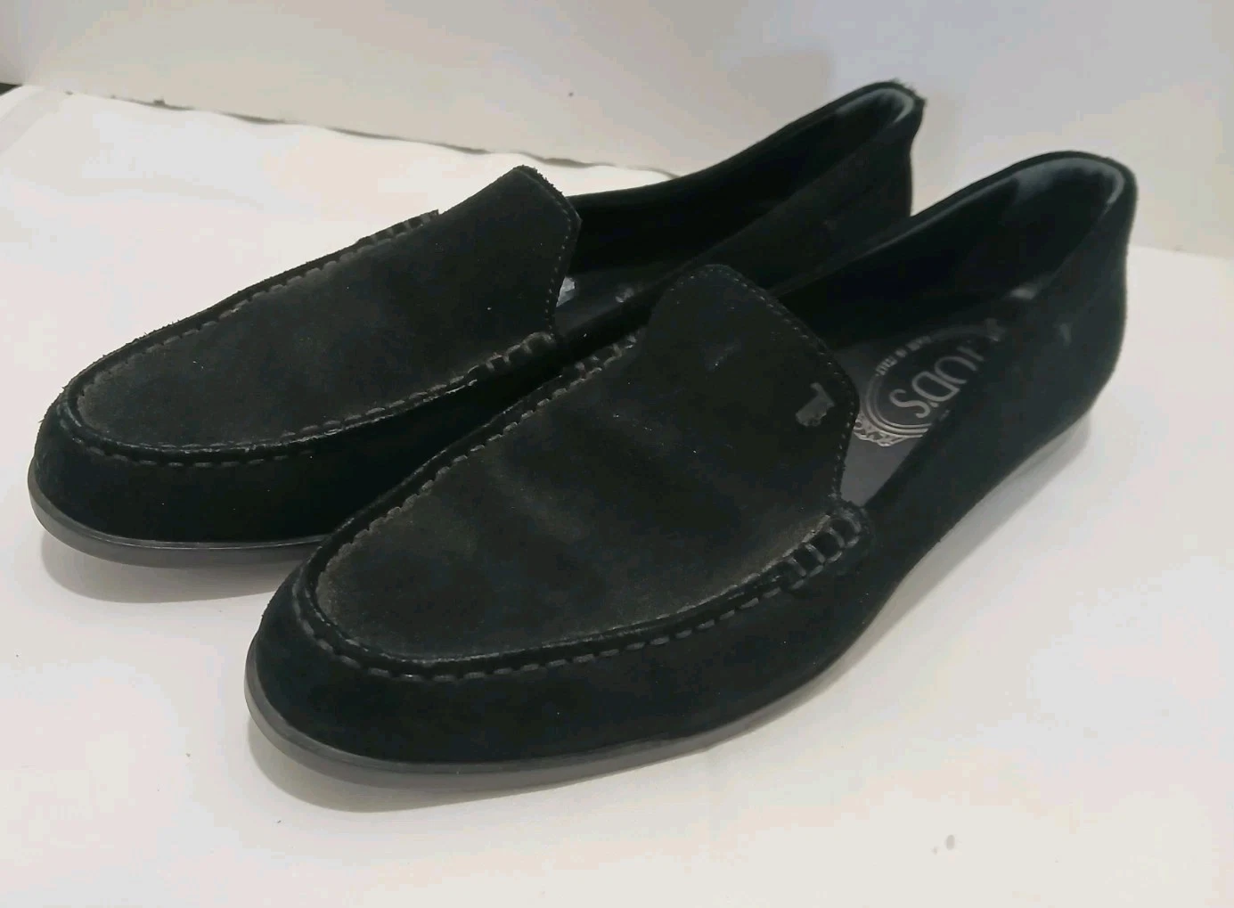 TOD’S Mocassini da guida Tods Gommino neri scamosciati neri taglia 36 5 taglia 6 5 US donna