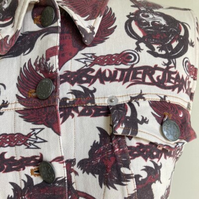 JEAN PAUL GAULTIER Y2K ロゴ スカル プリント トップス