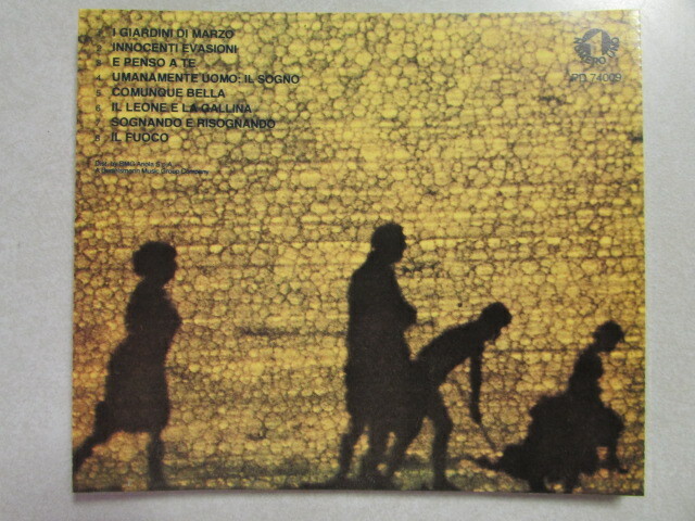 洋楽 UMANAMENTE UOMO: IL SOGNO. LUCIO BATTIST 71ESpjJM16L._UF1000,1000_QL80_.jpg