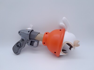 Rabbids Invasion Super Plunger Fart Blaster Toy Gun Ubisoft Rayman Tested