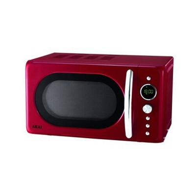 Forno Microonde Vintage AKAI AKMW203 RED 20 Litri ROSSO 1200 W + Grill 900  W | eBay