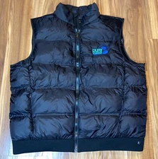 Greyson Women’s Golf Bubble Vest Large Black Puffer Vest MSRP $298