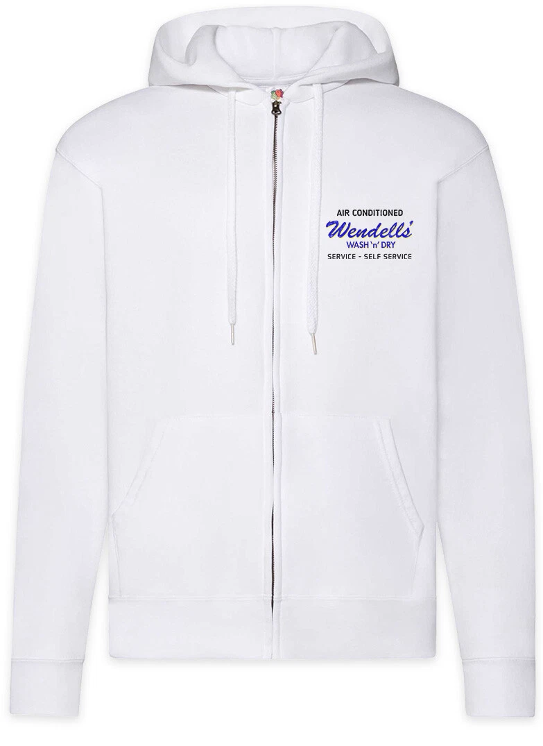 Wendell's Wash N Dry Zipper Hoodie Fiona Gallagher Shameless Launderette Symbol