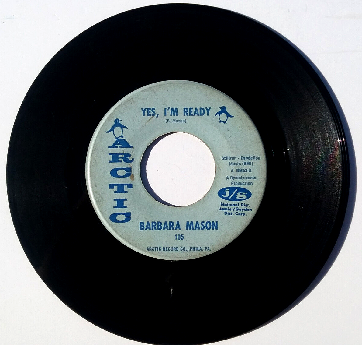 BARBARA MASON - Yes I'm Ready / Keep Him - Vinyl 45 RPM 1965