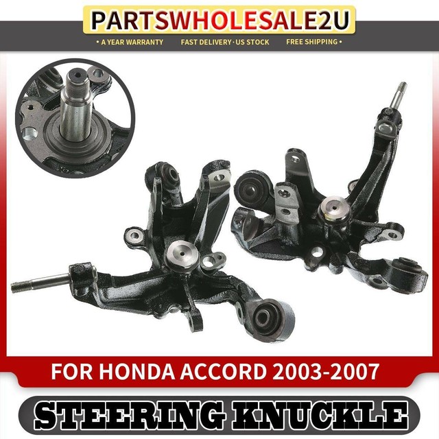 Rear Passenger Steering Knuckle Spindle for 20032007 Honda Accord 2.4L