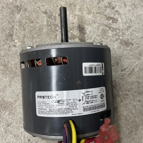 Rheem Blower Motor  Part# 51-102177-02  1/5  HP Emerson Motor # K55HXLTP-0261