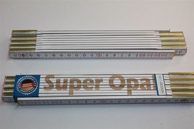Zollstock mit  SPRUCH  SUPER OPA  Lasergravur 2 Meter Handwerkerqualität