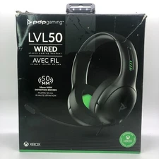 *PARTS ONLY* PDP LVL50 Wired Stereo Gaming Headset for Xbox One - Gray/Black /