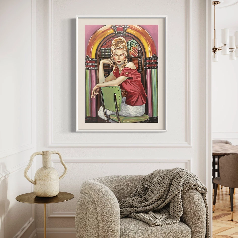 The Very Thought Of You, Serigrafía Edición Limitada de Colleen Ross, COMO NUEVO Foto 2 de 4