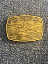 Belt Buckle- The American Veterans Disabled For Life Memorial  2007