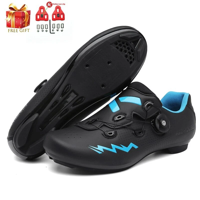 Zapatos profesionales de ciclismo de carretera MTB zapatillas de ciclismo antideslizantes para hombre Foto 2 de 4