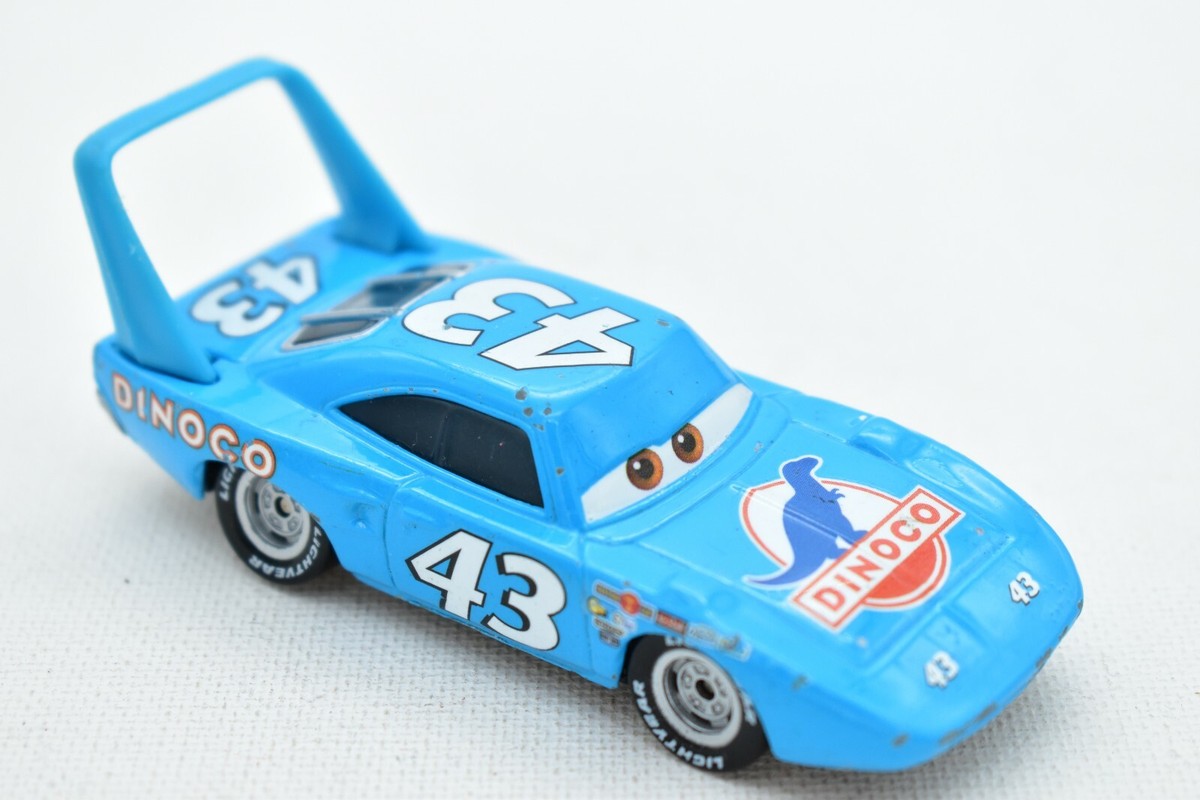 DINCO ミニカー 43 Disney Pixar Cars Blue 1970 Plymouth Superbird Dinoco #43 Made in