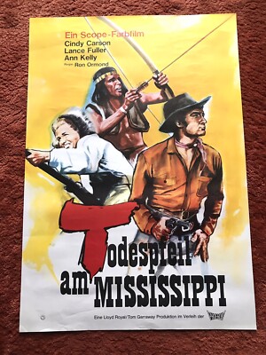 Todespfeil am Mississippi Kinoplakat Poster A1, Western, Cindy Carson, Ann Kelly
