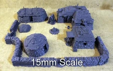 Dark Age Village 15mm Terrain Scottish Highlands Medieval Viking DBA Hail Caesar