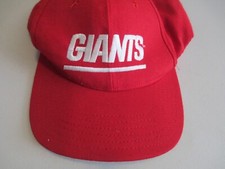Vintage Giants Official NFL Snapback Trucker Hat Cap Red White USA Made