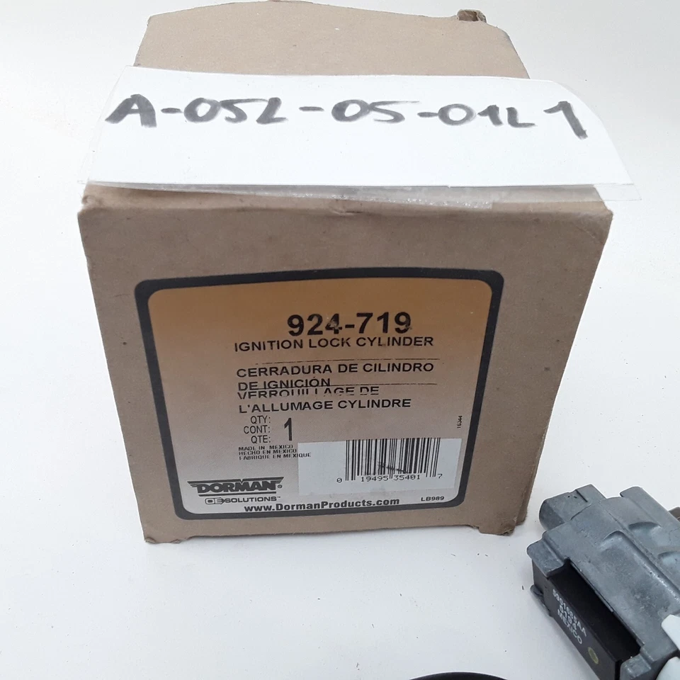 Cilindro de bloqueo de encendido Dorman 924-719 para Chevrolet Classic Impala 2000-2005 Foto 3 de 3