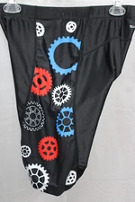 Brand New Sportuli Cycling Shorts Unisex Padded Seat Form Fit Black Size Large